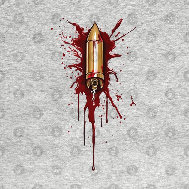 Bloody Bullet Wound by mdr design